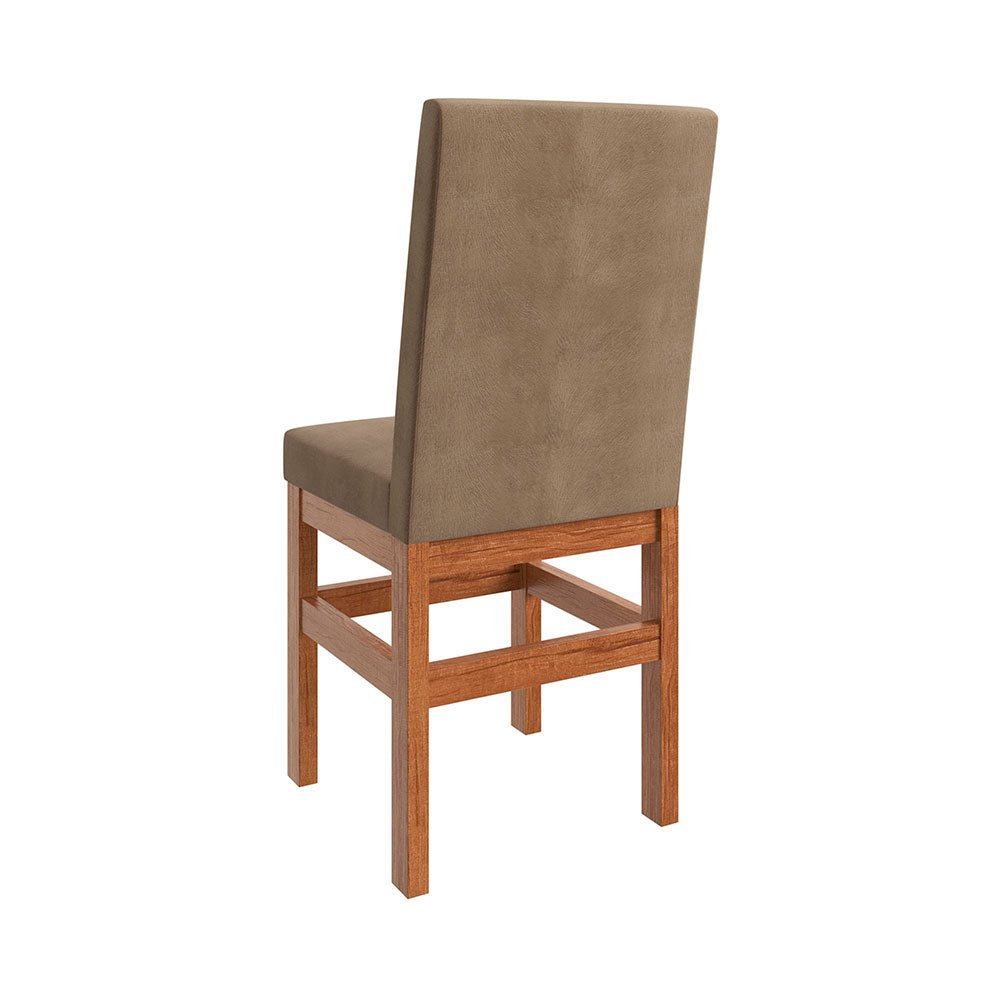 Comedor Orlando Canela 160 cm de Seis Puestos (Incluye Sillas) - Comedores | Bylmo
