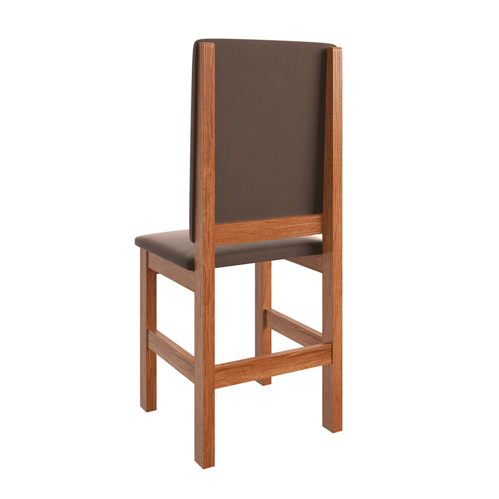 Comedor Pomona Canela 130 cm de Seis Puestos (Incluye Sillas) - Comedores | Bylmo