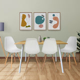 Comedor Rectangular Duna 120 cm de Cuatro Puestos sin Sillas - Comedores | Bylmo