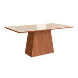 Comedor Virginia Canela 160 cm de Seis Puestos (Incluye Sillas) - Comedores | Bylmo