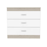 Cómoda Melia Ceniza 80x75.7cm De Tres Hileras con Tres Cajones - Cajoneras | Bylmo