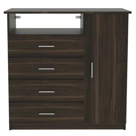 Cómoda Habano 91x88.6cm De Cuatro Hileras con Cuatro Cajones - Cajoneras | Bylmo