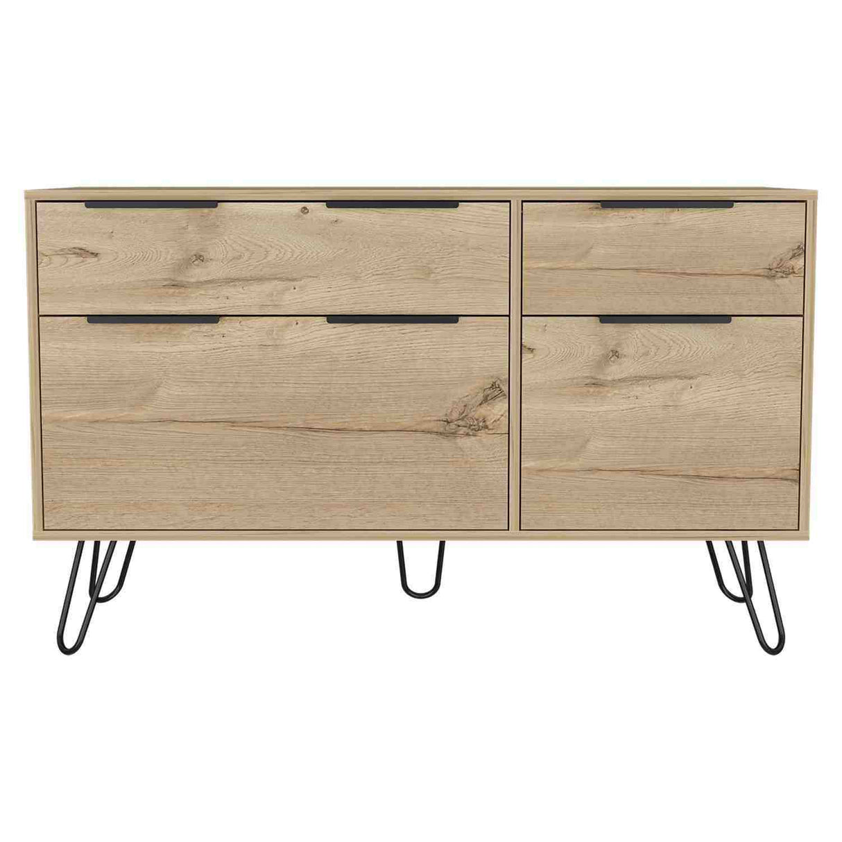 Cómoda Augusta Duna 120x74cm De Cuatro Hileras con Cuatro Cajones - Cajoneras y Comodas | Bylmo