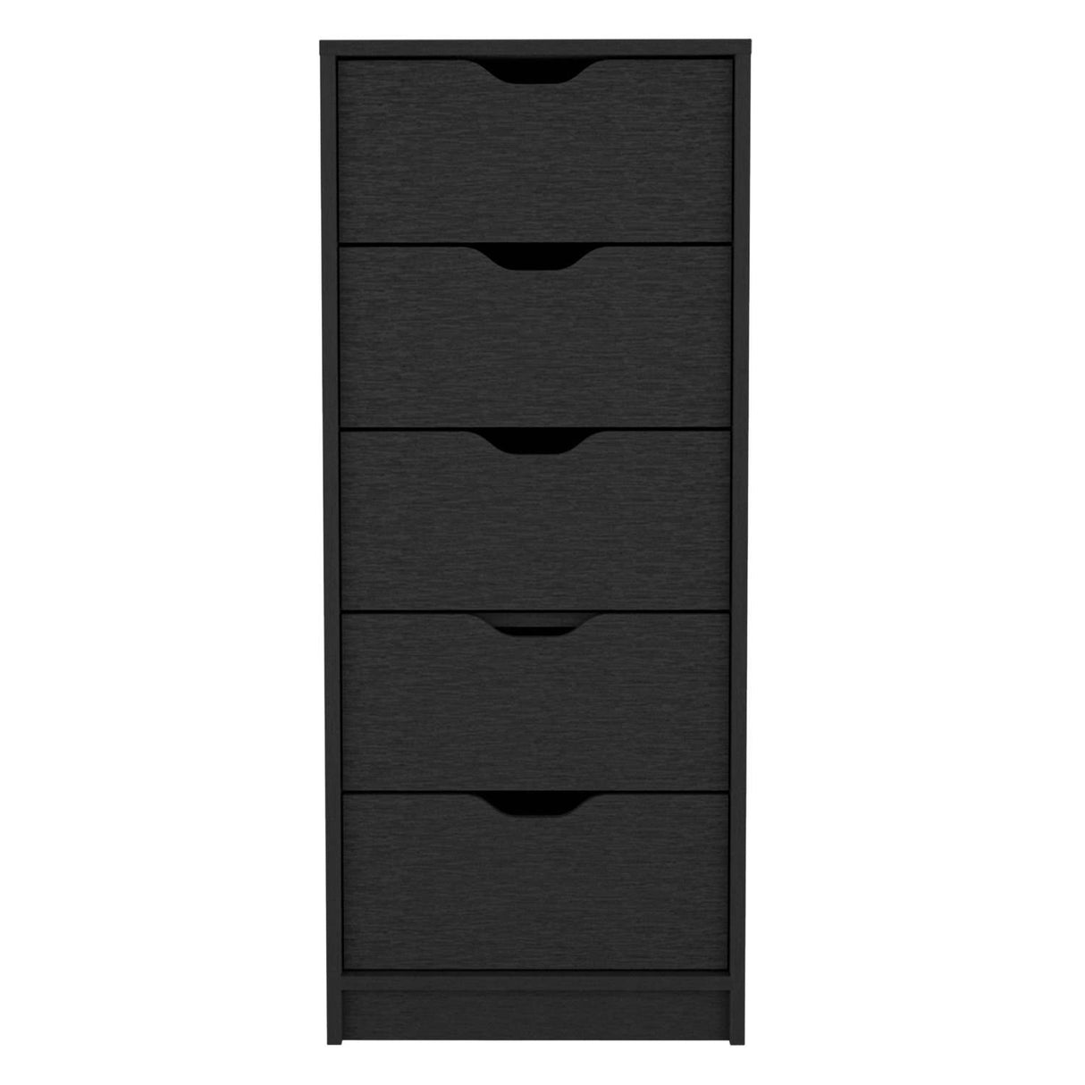 Cómoda Basilea Wengue 45x108cm De Cinco Hileras con Cinco Cajones - Cajoneras y Comodas | Bylmo