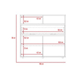 Cómoda Galanto Duna 100 cm con Un Cajón y Dos Puertas - Cajoneras | Bylmo