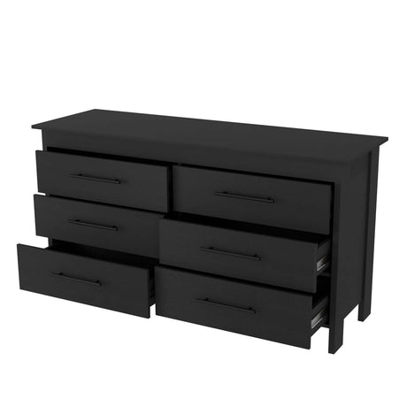 Cómoda HMS Wengue 150x81cm De Tres Hileras con Tres Cajones - Cajoneras y Comodas | Bylmo