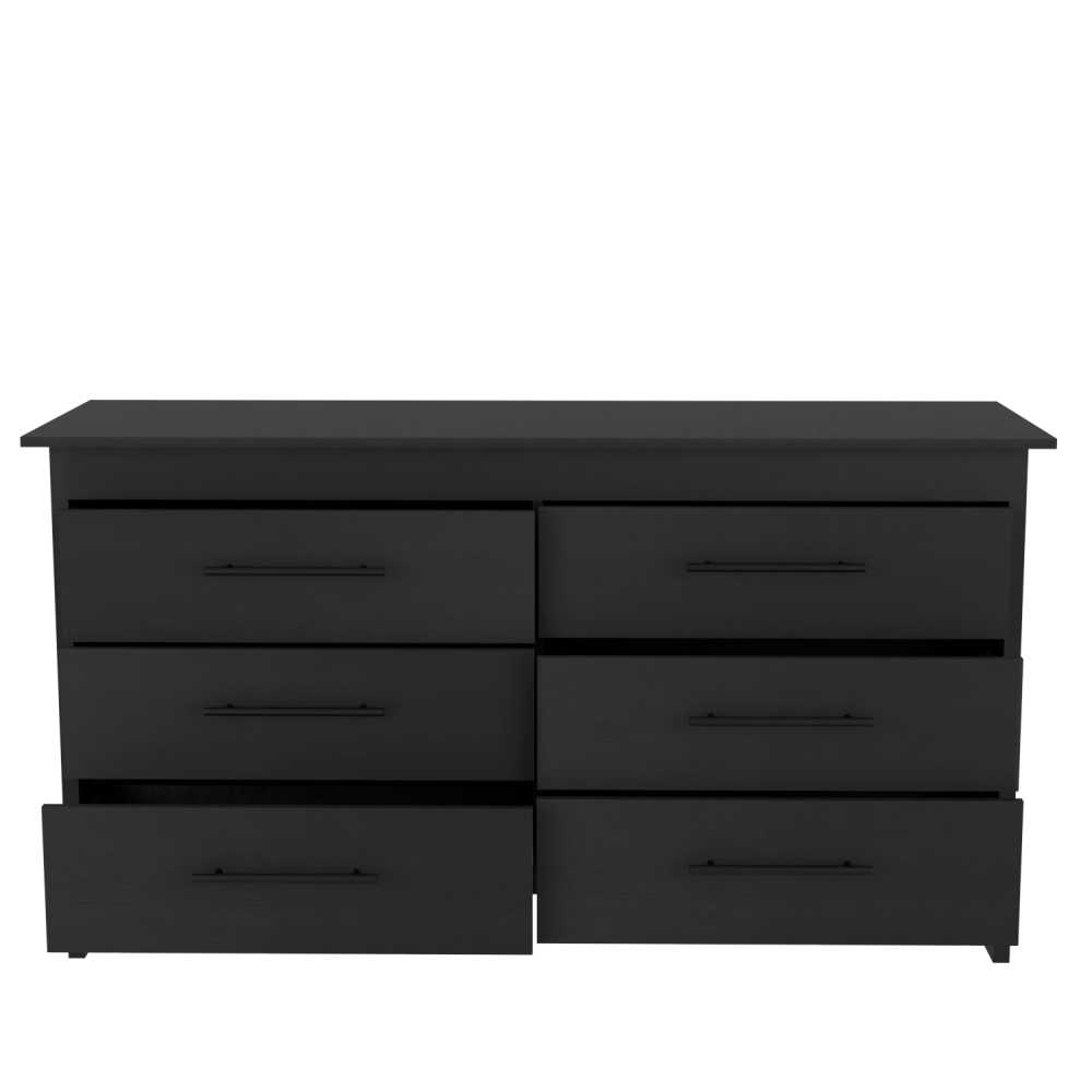 Cómoda HMS Wengue 149.5x80.6cm De Tres Hileras con Tres Cajones - Cajoneras | Bylmo