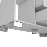 Cómoda Krista Blanco 90x90cm De Cuatro Hileras con Cuatro Cajones - Cajoneras y Comodas | Bylmo