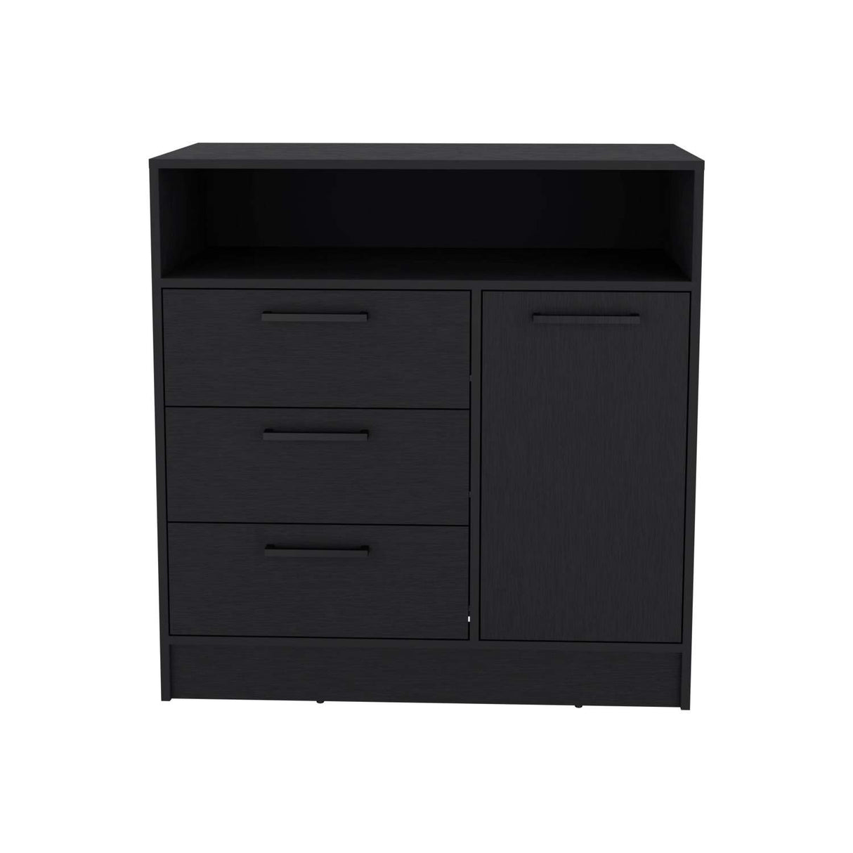Cómoda Omaha Wengue 90x93cm De Tres Hileras con Tres Cajones - Cajoneras y Comodas | Bylmo