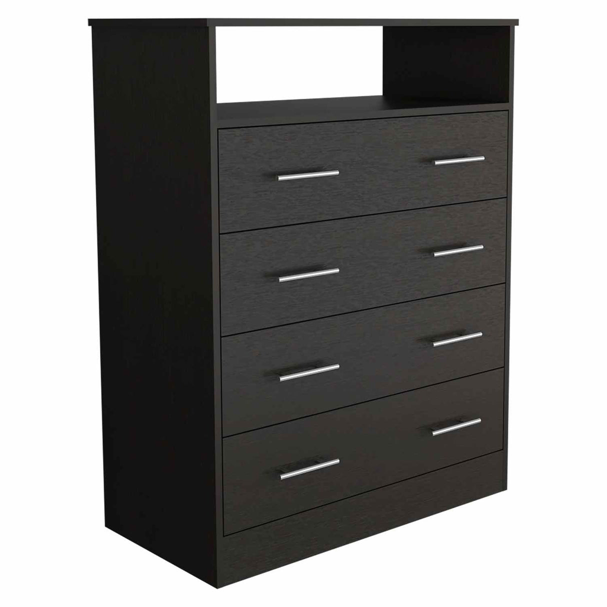 Cómoda Peru Wengue 84x110cm De Cuatro Hileras con Cuatro Cajones - Cajoneras y Comodas | Bylmo
