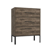 Cómoda Soho Bellota 70 cm con Dos Cajones y Una Puerta - Cajoneras | Bylmo