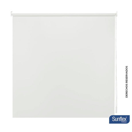 Persiana Blackout Blanco 100x180cm Fondo Entero Enrollable - Cortinas | Bylmo