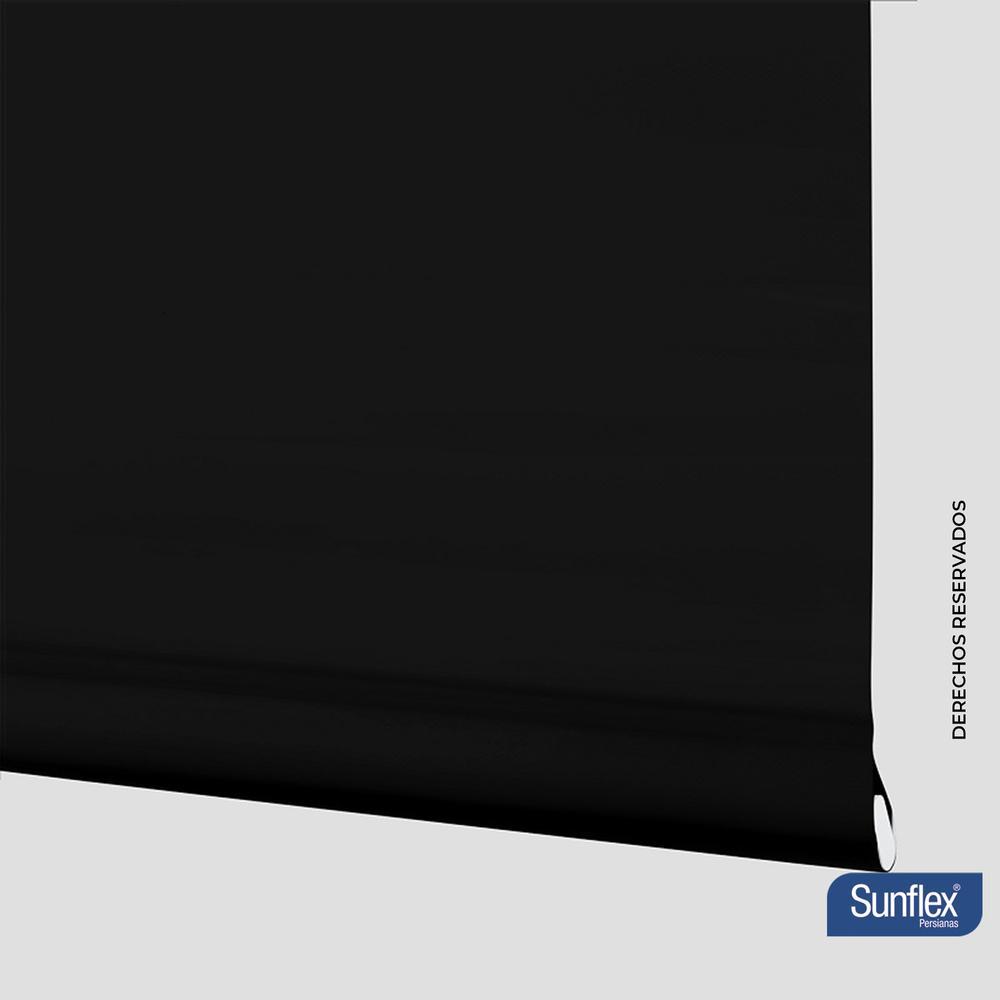 Persiana Blackout Negro 160x180cm Fondo Entero Enrollable - Cortinas | Bylmo