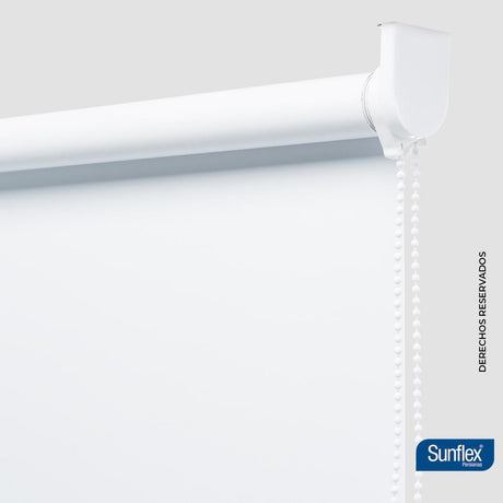 Persiana Blackout Blanco 160x230cm Fondo Entero Enrollable - Cortinas | Bylmo