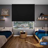 Persiana Blackout Negro 180x180cm Fondo Entero Enrollable - Cortinas | Bylmo