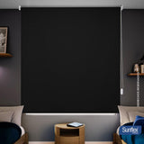 Persiana Blackout Negro 180x180cm Fondo Entero Enrollable - Cortinas | Bylmo