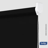 Persiana Blackout Negro 180x180cm Fondo Entero Enrollable - Cortinas | Bylmo
