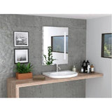 Espejo de Baño Bari Plateado 60x80cm Rectangular - Espejos de Baño | Bylmo