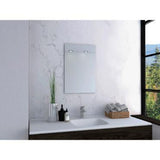Espejo de Baño Bolonia Plateado 40x60cm Rectangular con Biselado - Espejos de Baño | Bylmo