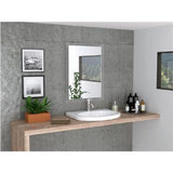 Espejo de Baño Catania Plateado 60x80cm Rectangular con Biselado - Espejos de Baño | Bylmo