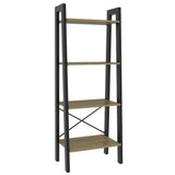 Biblioteca escalera Ferrato Duna 138.1x52.5cm con Cuatro Compartimientos - Bibliotecas | Bylmo