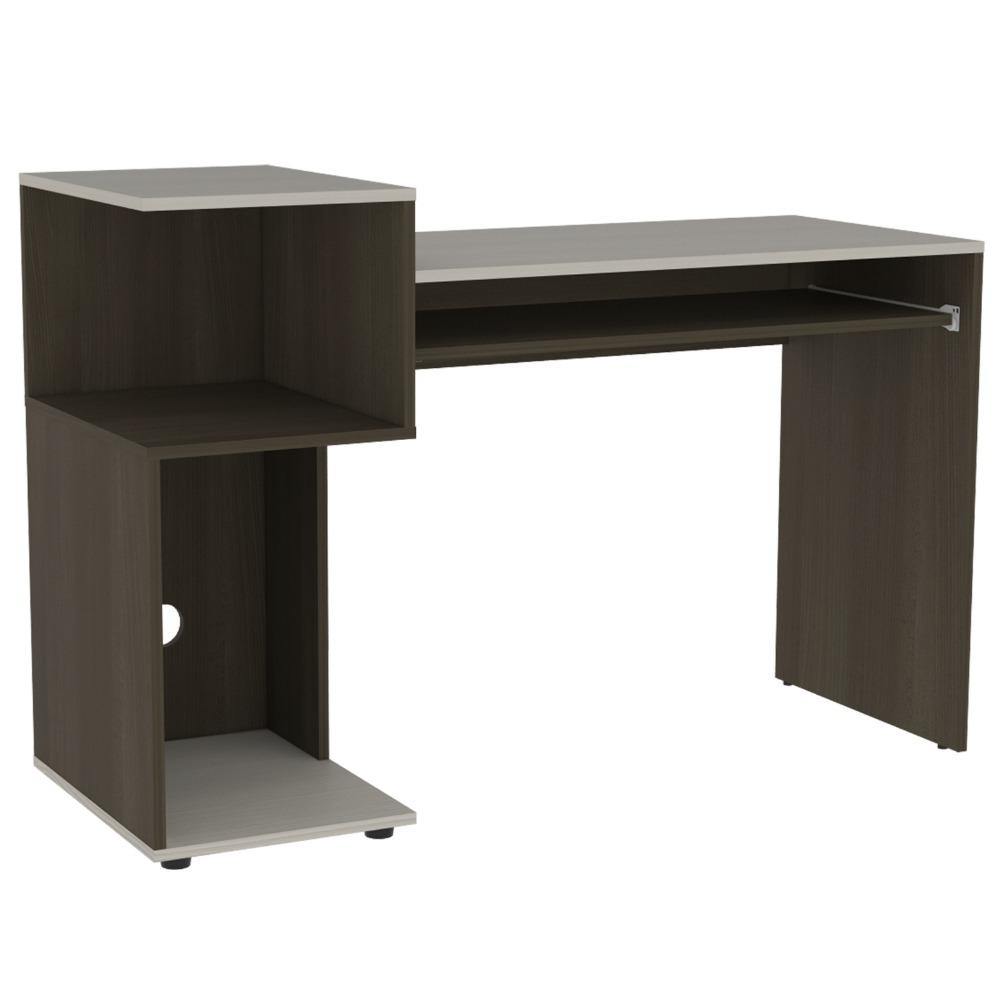 Escritorio Atlanter Olivo 120 cm con Entrepaños - Escritorios y Archivadores | Bylmo