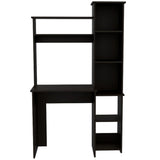 Escritorio Versalles Wengue 98 cm con Biblioteca - Escritorios y Archivadores | Bylmo