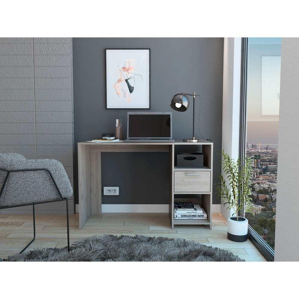 Escritorio Omma Bardolino 110 cm con Cajón y Entrepaños - Escritorios y Archivadores | Bylmo