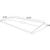 Escritorio Lotus Rovere 100 cm Flotante - Escritorios y Archivadores | Bylmo