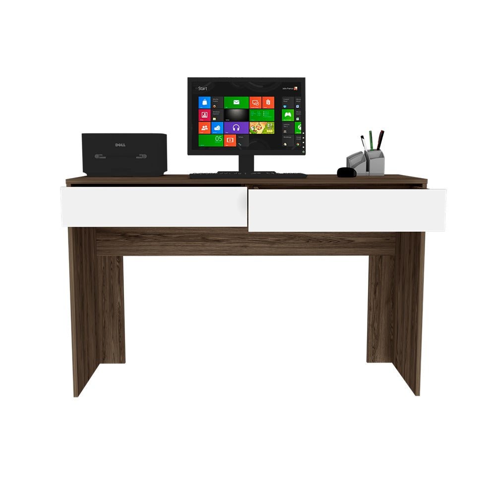 Escritorio Acre Coñac 120 cm con Cajones - Escritorios y Archivadores | Bylmo