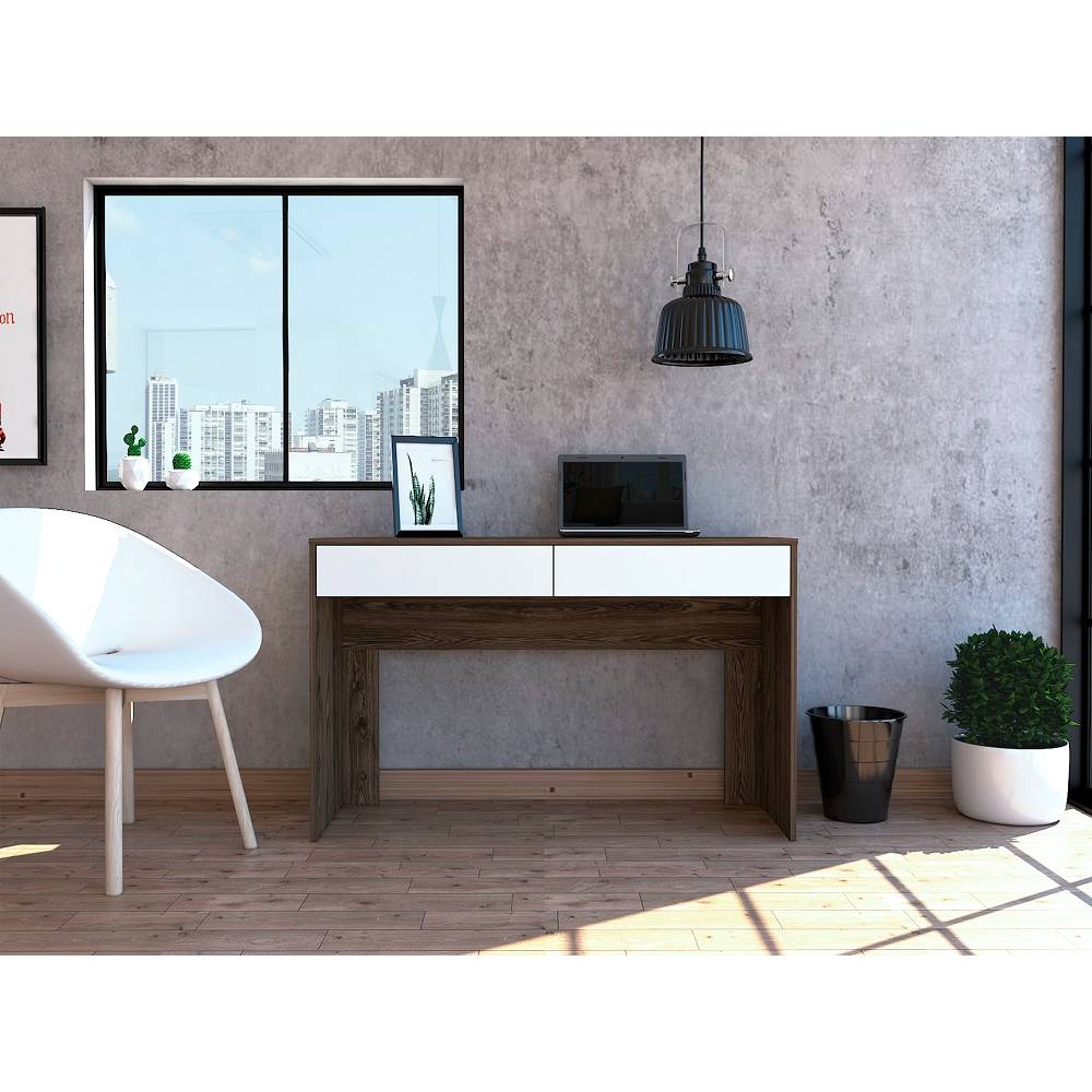 Escritorio Acre Plus Coñac 120 cm con Cajones - Escritorios y Archivadores | Bylmo