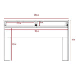 Escritorio Acre Plus Coñac 120 cm con Cajones - Escritorios y Archivadores | Bylmo