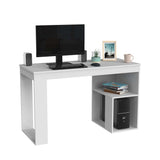 Escritorio Astana Blanco 120 cm con Entrepaños - Escritorios y Archivadores | Bylmo