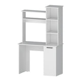 Escritorio Carson Blanco 99 cm con Biblioteca y una Puerta - Escritorios | Bylmo