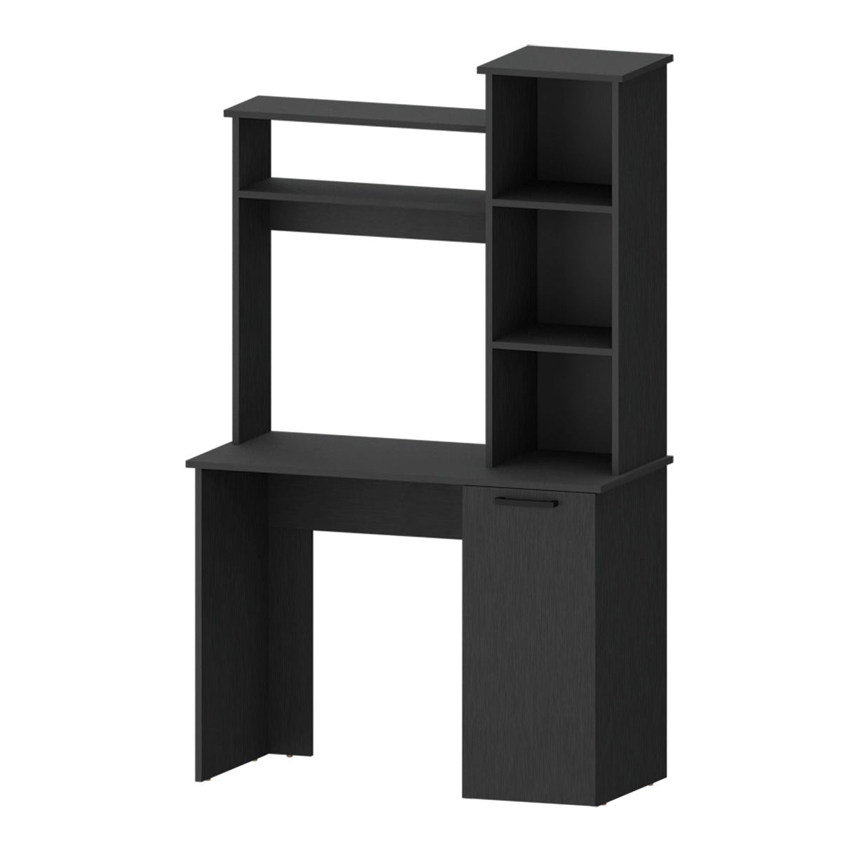 Escritorio Carson Wengue 99 cm con Biblioteca y una Puerta - Escritorios | Bylmo