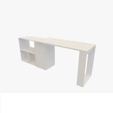 Escritorio Transformable 360G Niebla 126.4x72.5cm sin Cajones y con Organizador de Libros - Escritorios | Bylmo