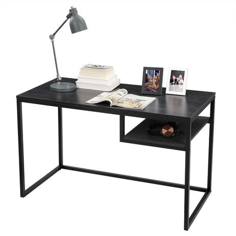 Escritorio Negro 110x75cm sin Cajones - Escritorios | Bylmo