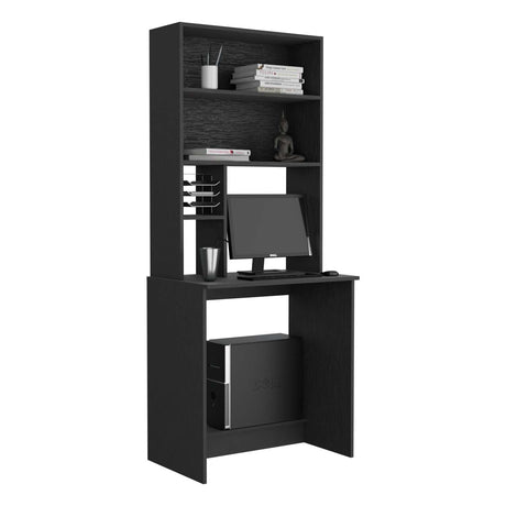 Centro de Computo Biblio Wengue 75x181cm sin Cajones - Escritorios | Bylmo