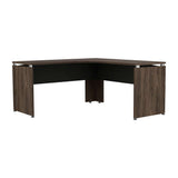 Escritorio en L Home Office Coñac 160 cm Minimalista - Escritorios y Archivadores | Bylmo