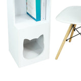 Escritorio King Blanco 40 cm con Espacio para Mascota - Escritorios | Bylmo