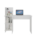 Escritorio King Blanco 120 cm con Biblioteca - Escritorios y Archivadores | Bylmo