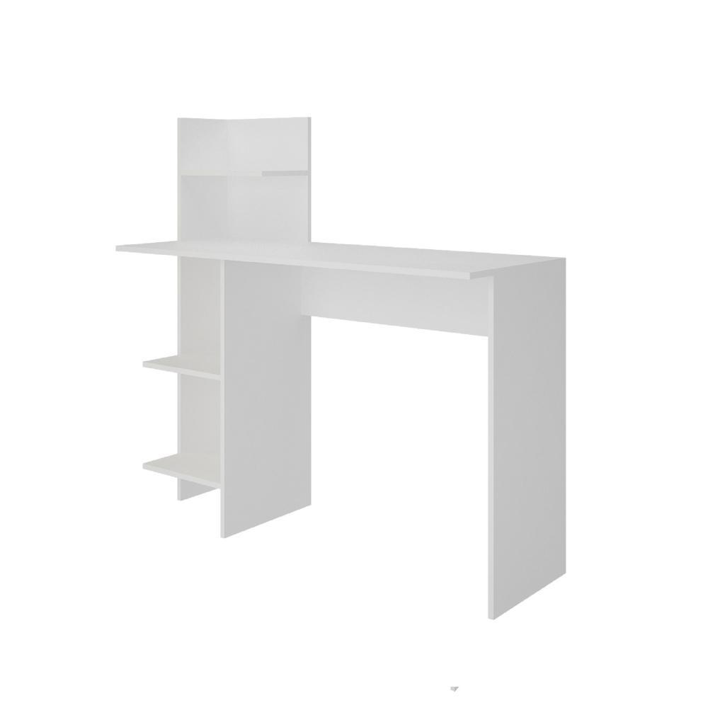 Escritorio King Blanco 120 cm con Biblioteca - Escritorios y Archivadores | Bylmo