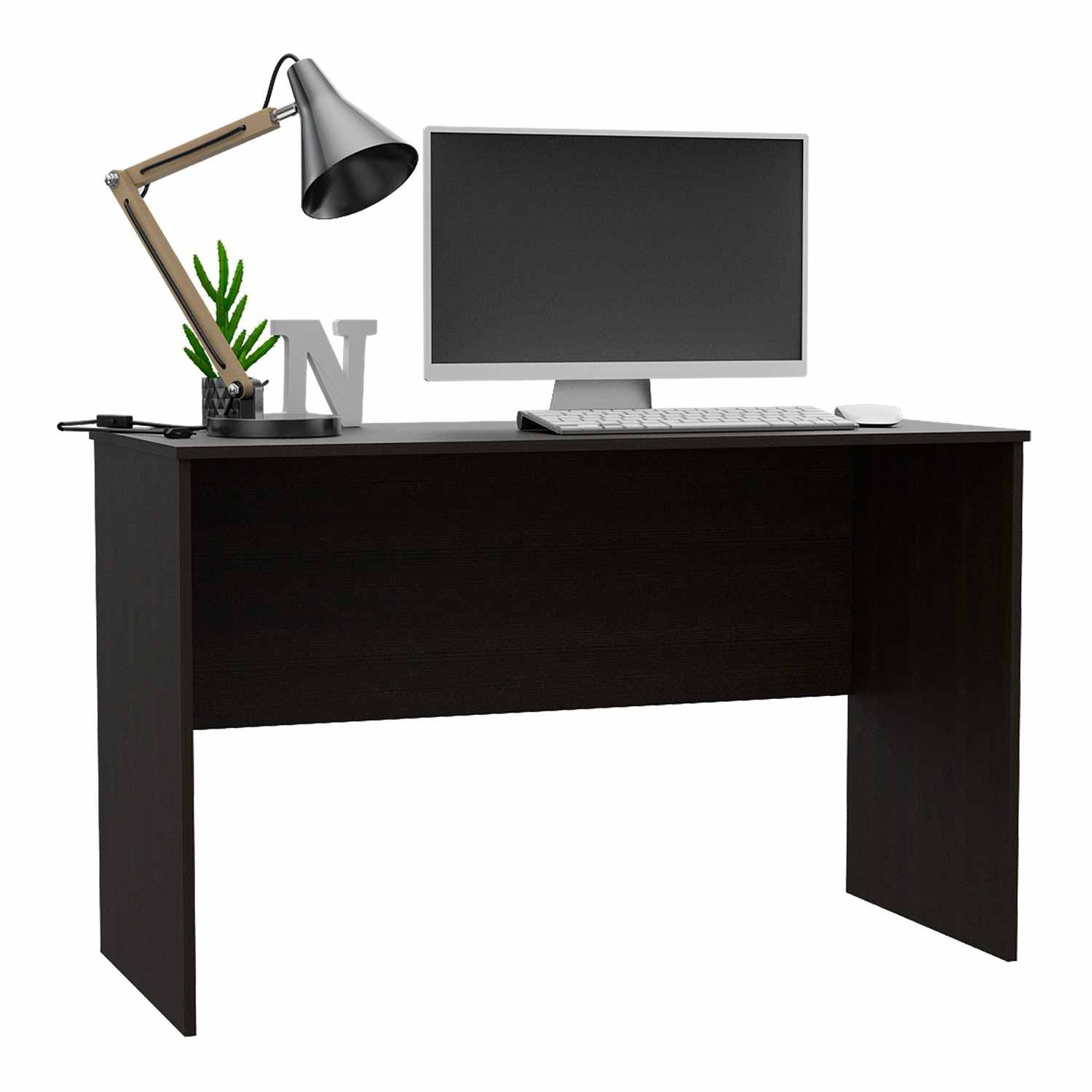 Escritorio Malibu Wengue 120x75cm sin Cajones - Escritorios | Bylmo