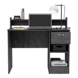Escritorio Manaos Ceniza 102 cm con Un Cajón y Entrepaños - Escritorios | Bylmo