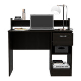 Escritorio Manaos Wengue 102 cm con Un Cajón y Entrepaños - Escritorios | Bylmo