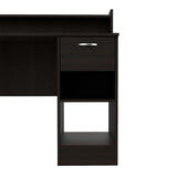 Escritorio Manaos Wengue 102 cm con Un Cajón y Entrepaños - Escritorios | Bylmo