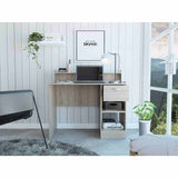 Escritorio Manaos Wengue 93 cm con Un Cajon y Entrepaños - Escritorios | Bylmo