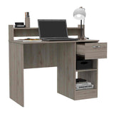 Escritorio Manaos Wengue 93 cm con Un Cajon y Entrepaños - Escritorios | Bylmo