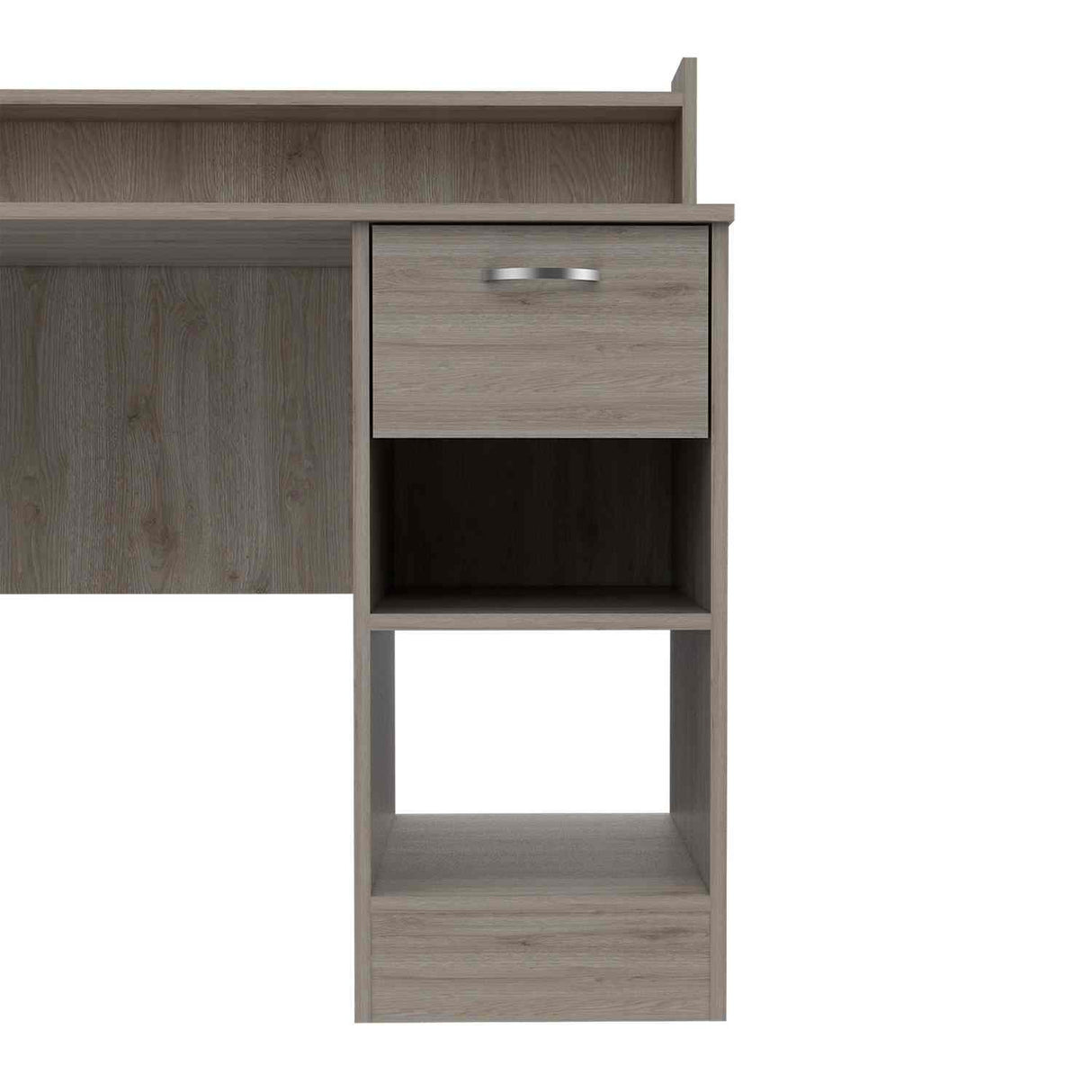 Escritorio Manaos Wengue 93 cm con Un Cajon y Entrepaños - Escritorios | Bylmo