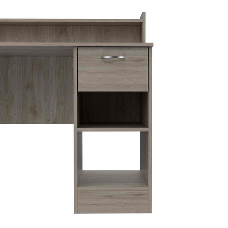 Escritorio Manaos Wengue 93 cm con Un Cajon y Entrepaños - Escritorios | Bylmo